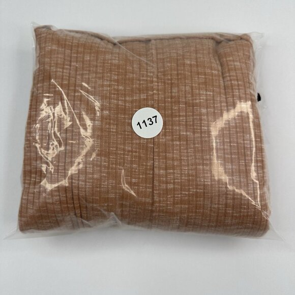 B Collection By Bobeau Women's Orange Ellen Waterfall Ribbed Cardigan Sweater‎ M - Picture 15 of 15